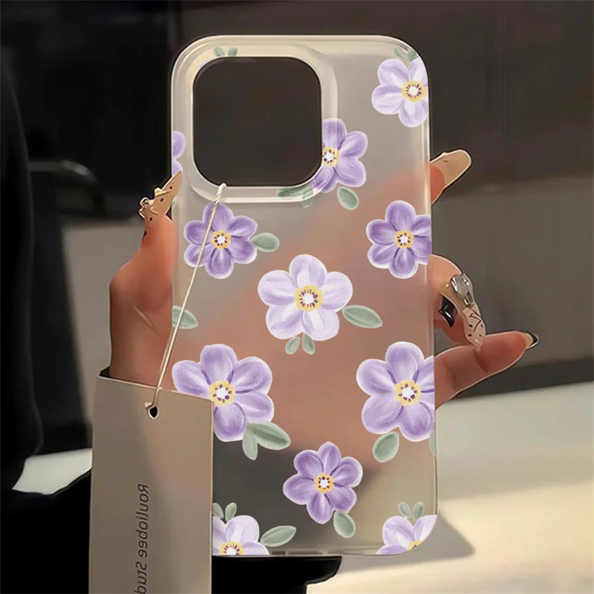 iPhone 17 Hoesje Transparant Matte Bumper 14