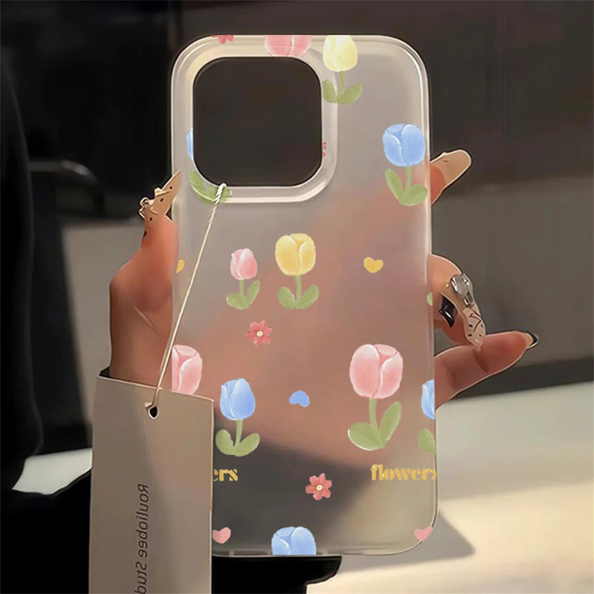 iPhone 17 Hoesje Transparant Matte Bumper 7