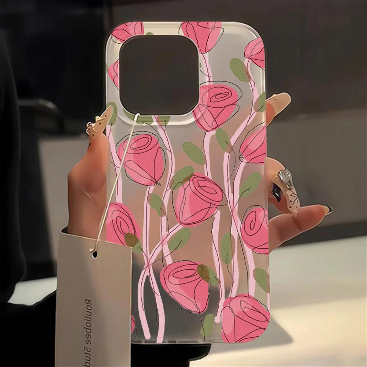 iPhone 17 Hoesje Transparant Matte Bumper 9