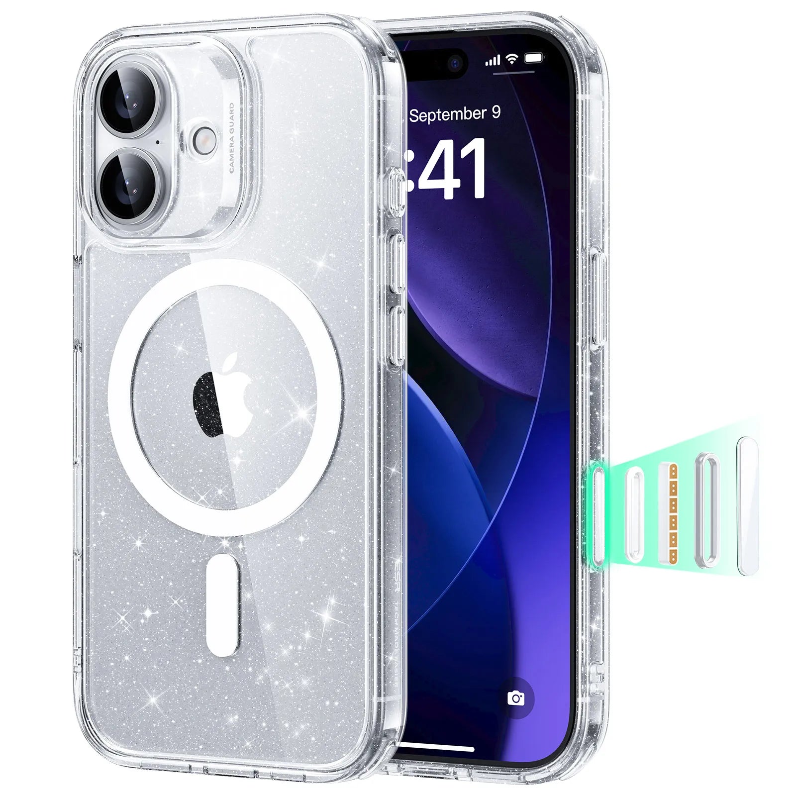 iPhone 17 Pro Max Telefoonhoes met Camerabediening en MagSafe 15