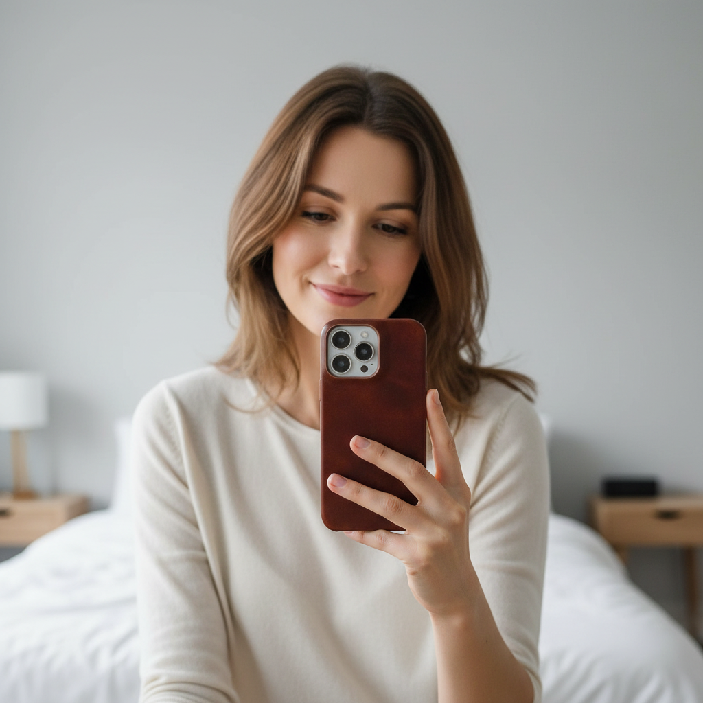 iPhone Hoesje van Leer met MagSafe Compatibiliteit 4
