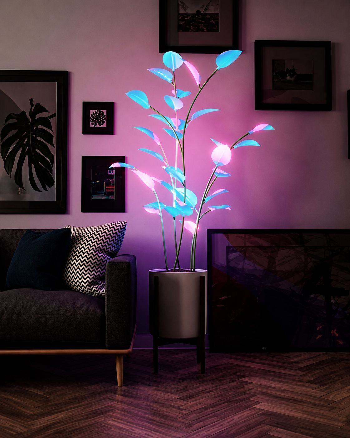 LED Plant Lamp Met Kleurovergang Decoratief Design