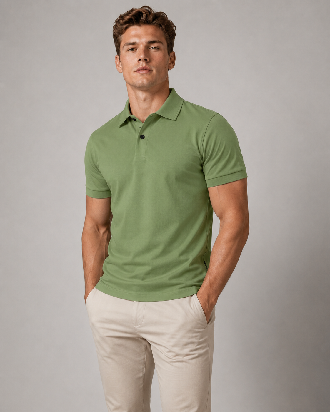 Lichtgewicht casual poloshirt voor heren