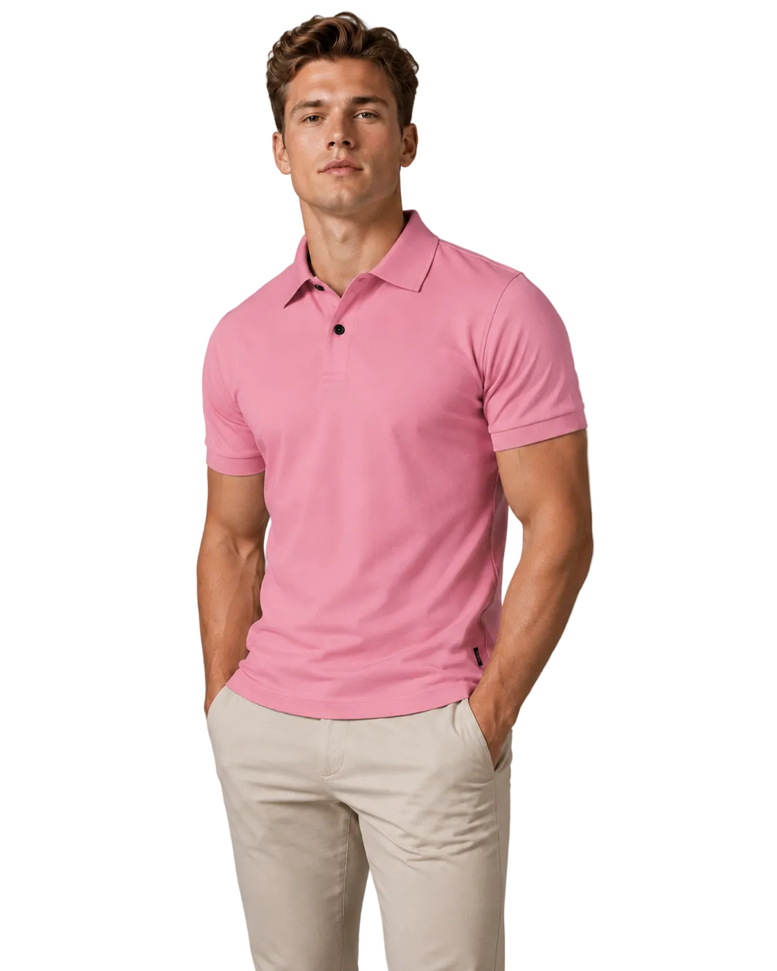 Lichtgewicht casual poloshirt voor heren