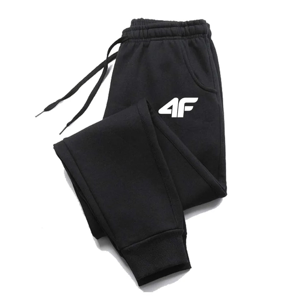 Heren fitness joggingbroek met print
