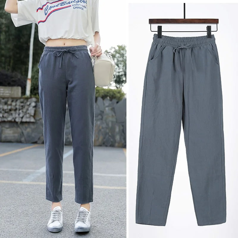 Harembroek met elastische taille voor dames