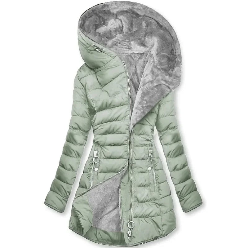 Slim-fit winterparka voor dames