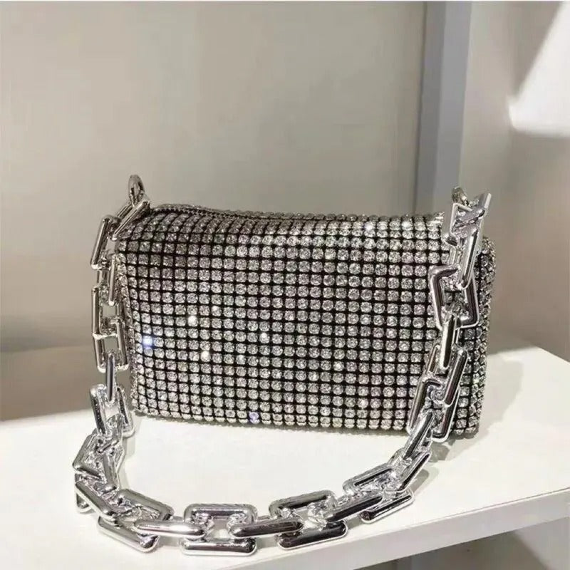 Allover Strass Bucket Bag