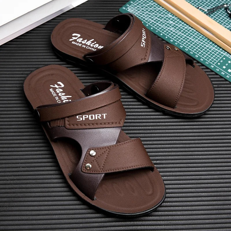 Heren zomerse instapsandalen