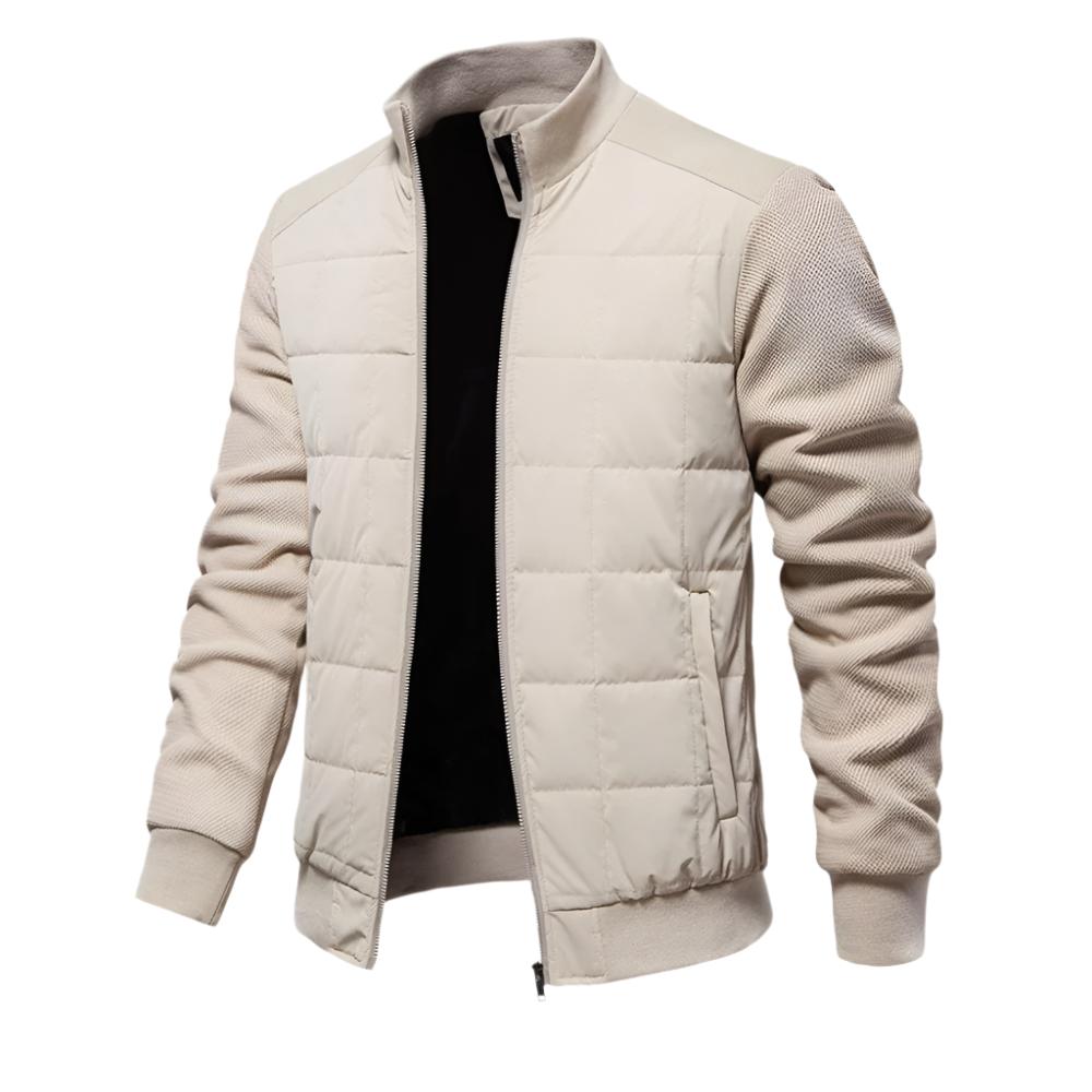 Casual herenjack met dikke fleece