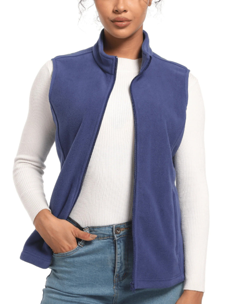 Zacht fleece vest voor dames