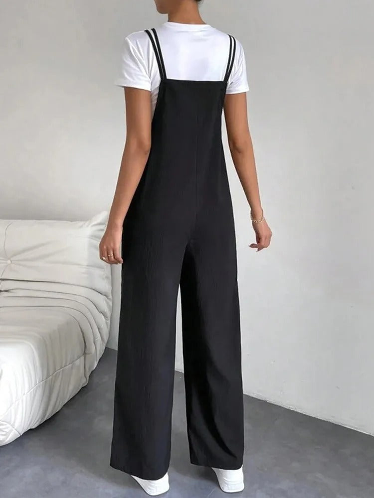 Jarretel jumpsuit voor dames