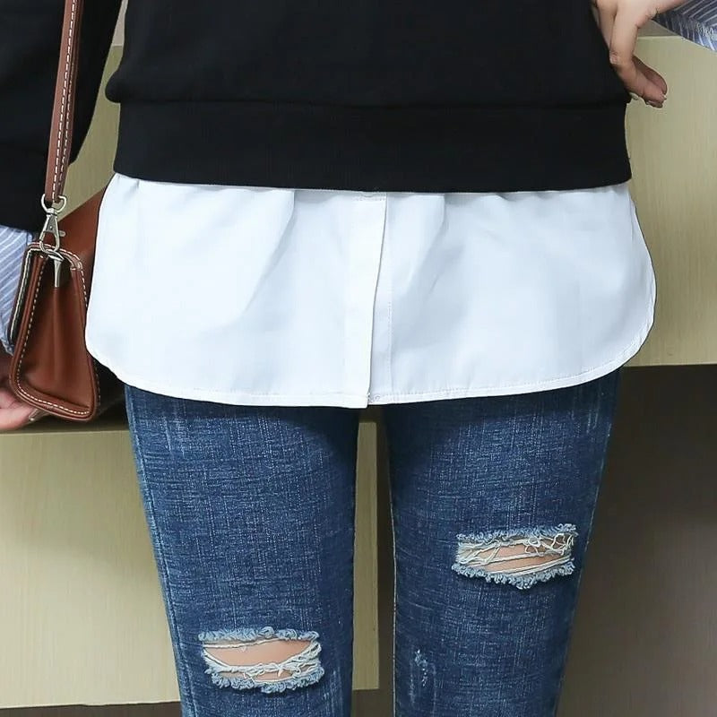 Vrouwenoverhemd Blouse Verlenger