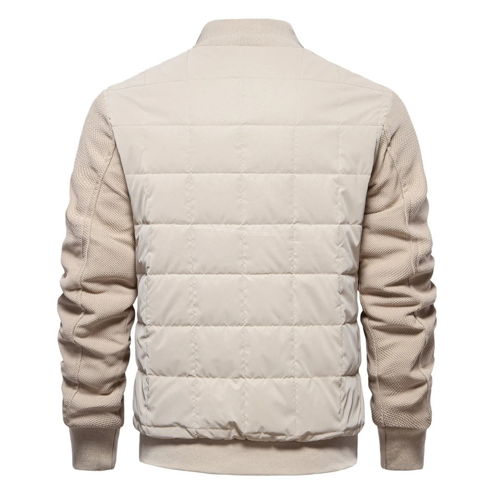 Casual herenjack met dikke fleece