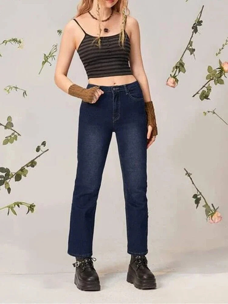 Spaghettibandjes crop top voor dames