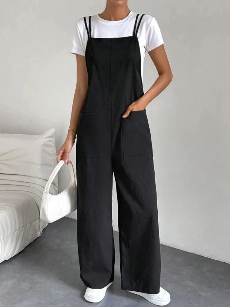 Jarretel jumpsuit voor dames