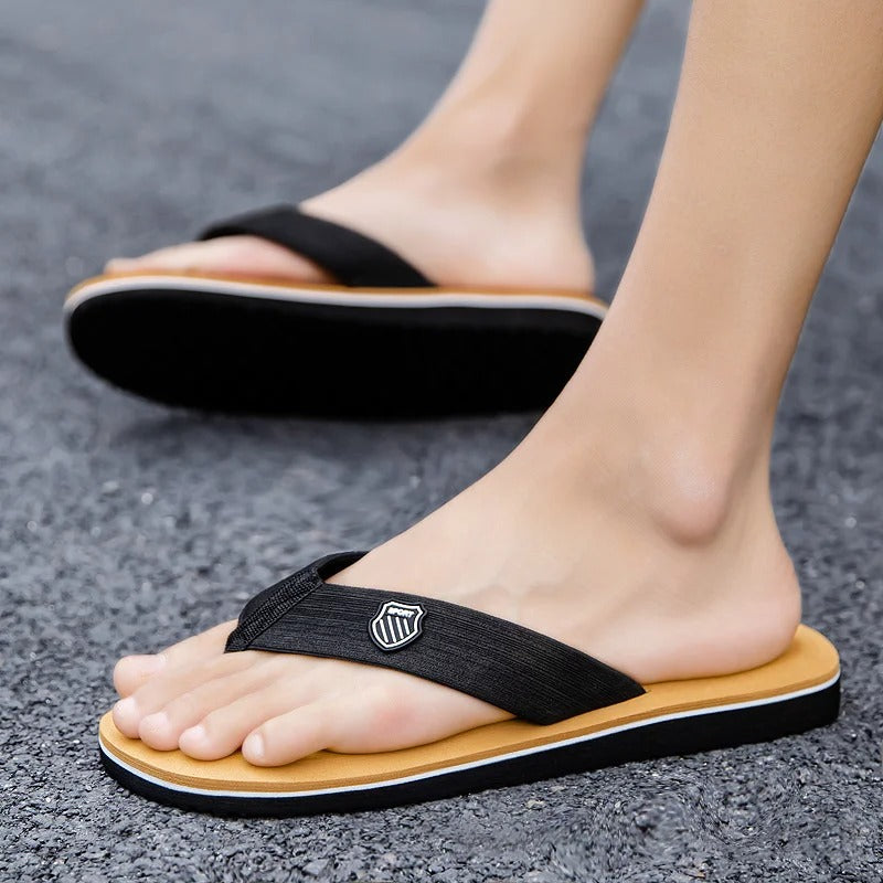 Antislip strandteenslippers voor heren