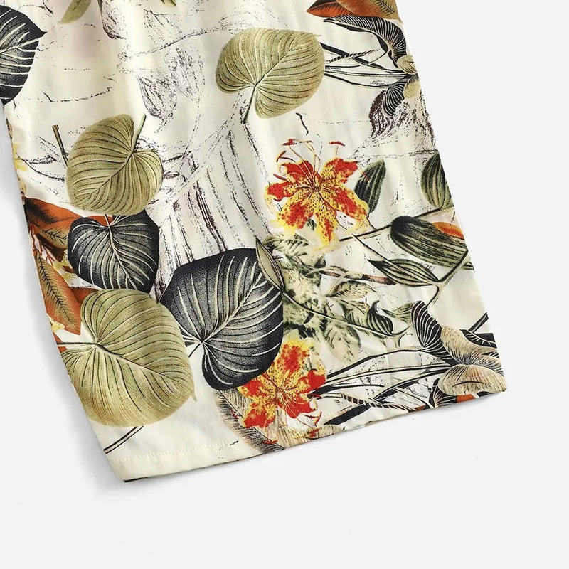 Damesbroek met wijde pijpen en elastische taille