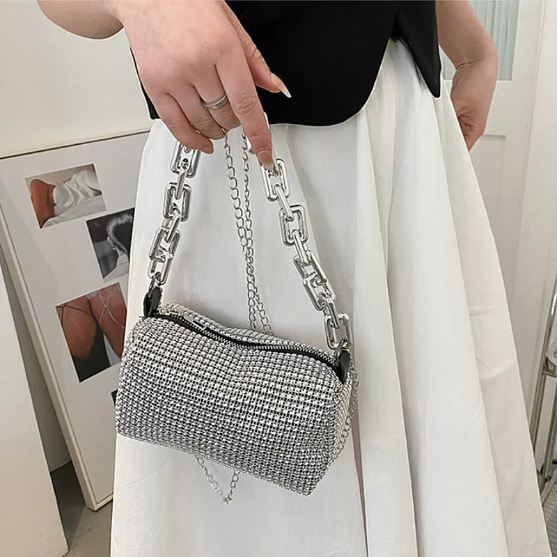 Allover Strass Bucket Bag