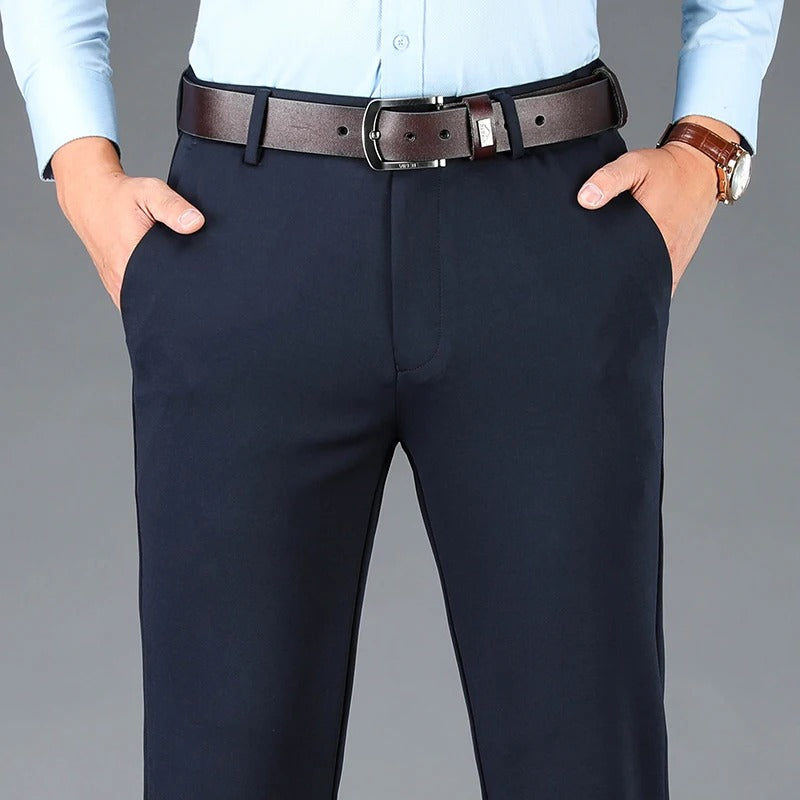 Heren loose straight broek