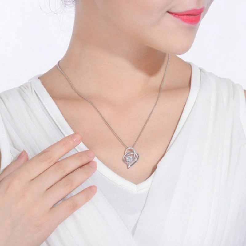 Maanhart Moeder Ketting