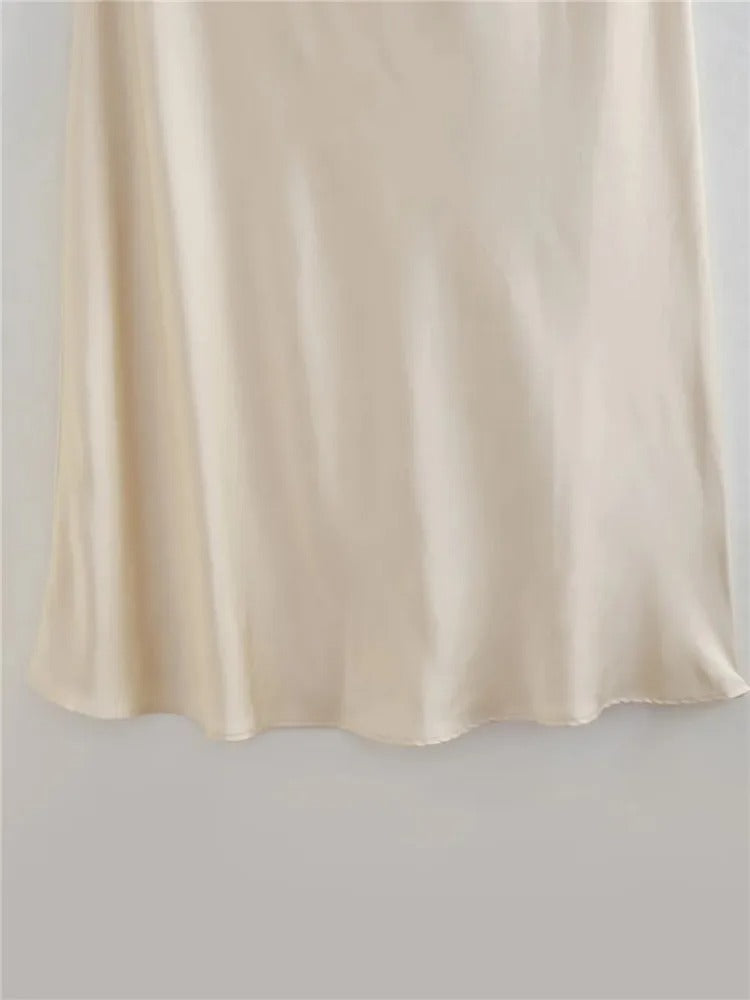 Dames off-shoulder halter lange jurk