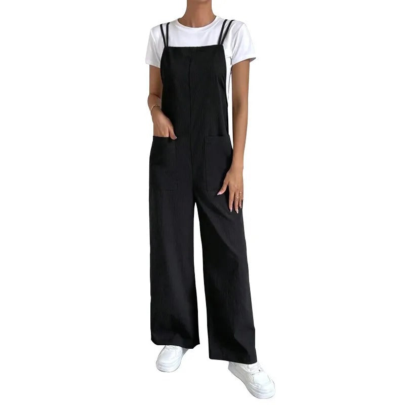 Jarretel jumpsuit voor dames