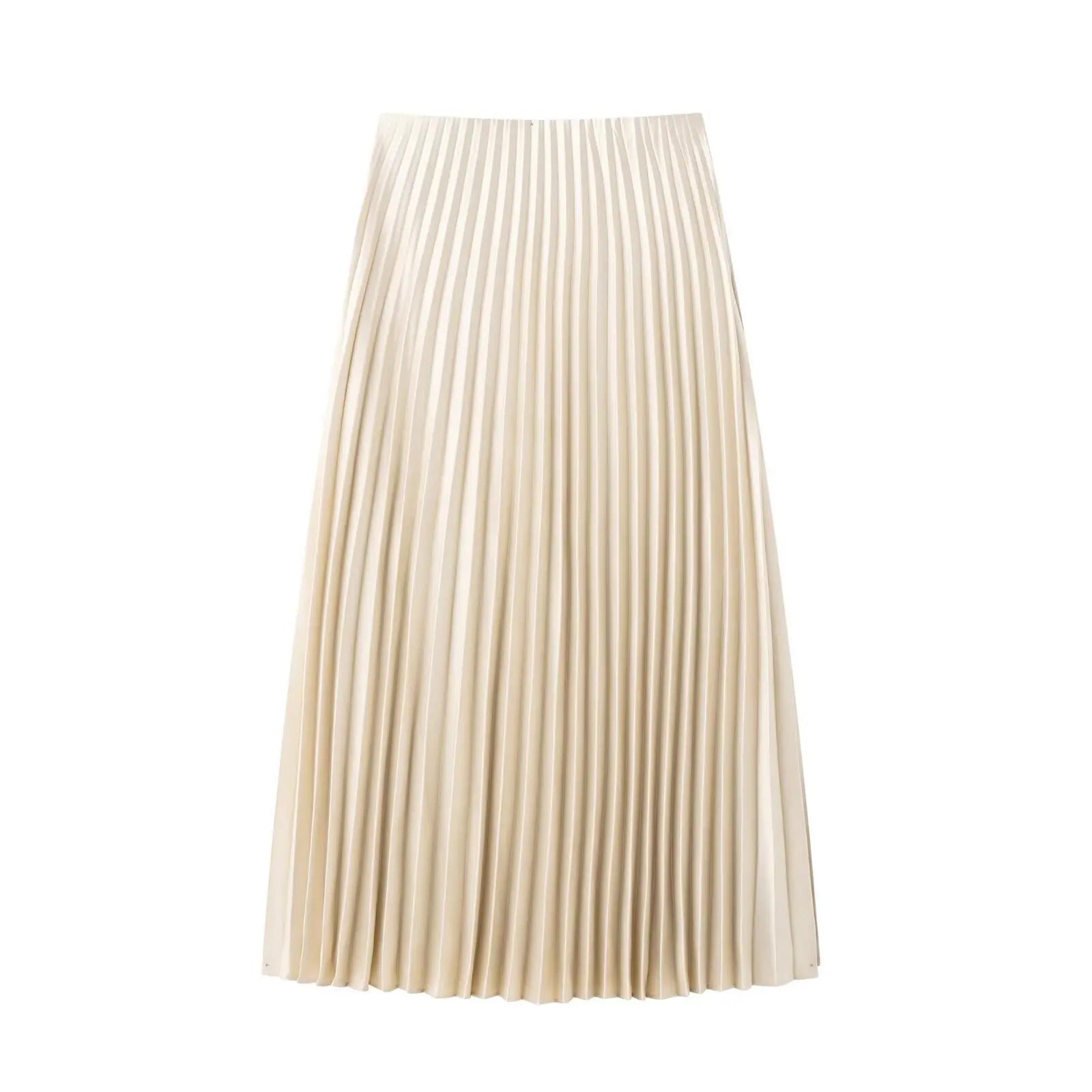Vrouwen Hoge Taille Geplooide Elastische Rok