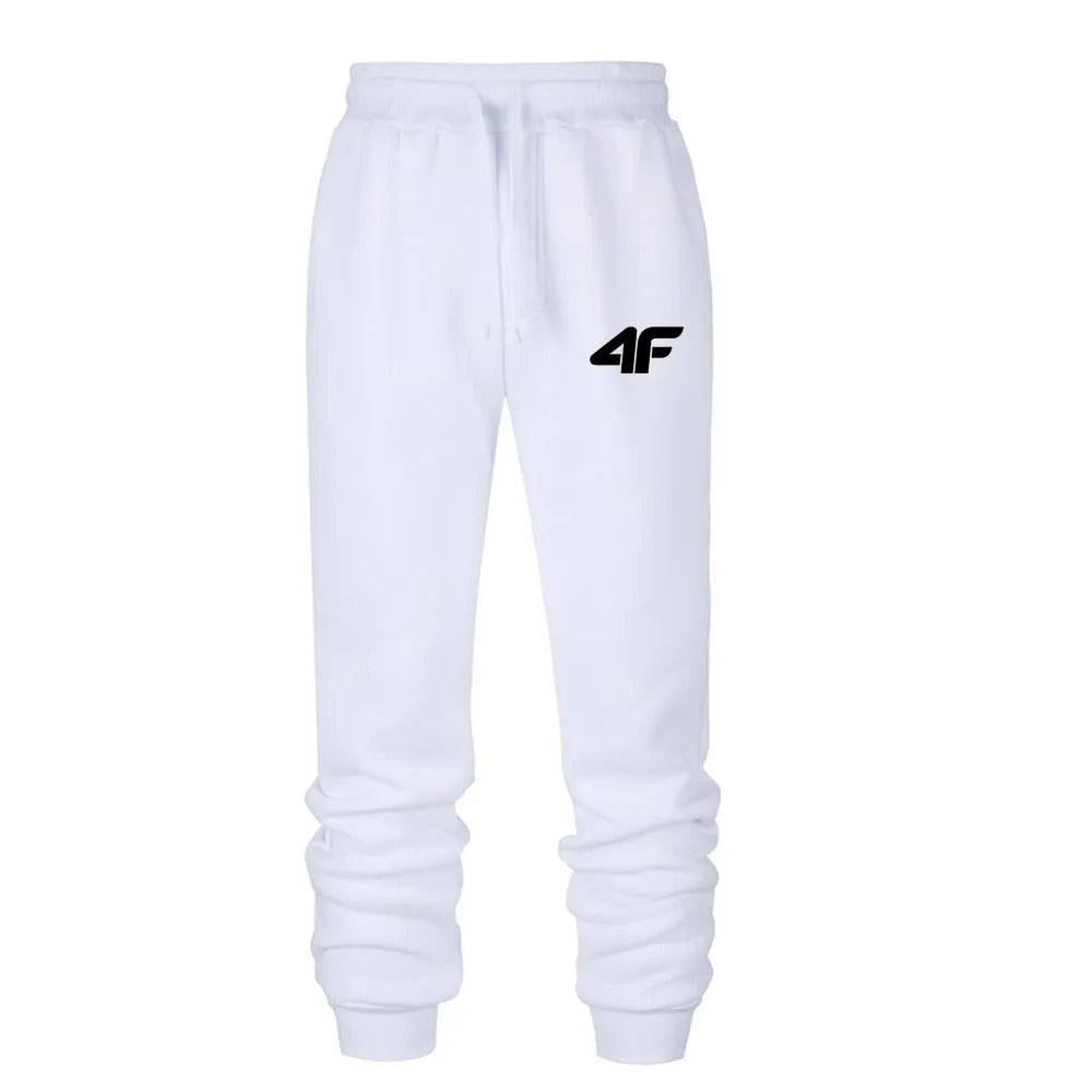 Heren fitness joggingbroek met print