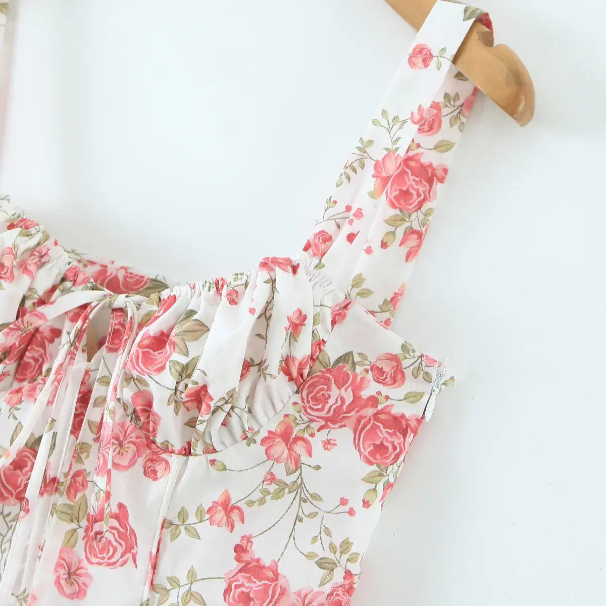 Bloemige Taille Shaper Jurk