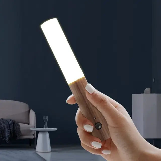 Bewegingssensor Houten Wandlampen