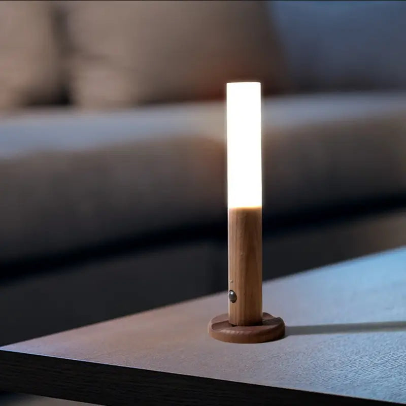 Bewegingssensor Houten Wandlampen