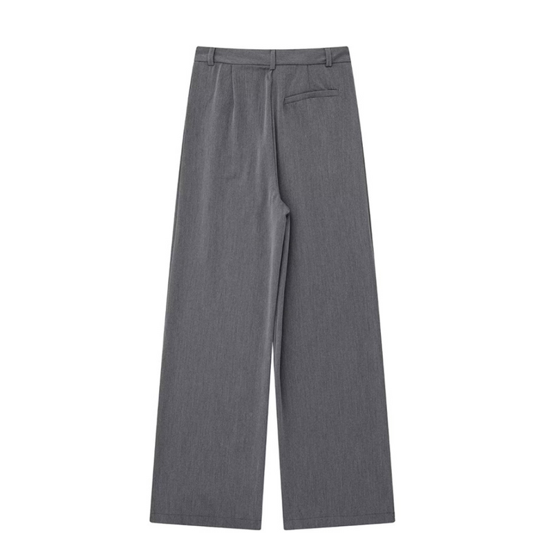 Baggy broek met hoge taille voor dames