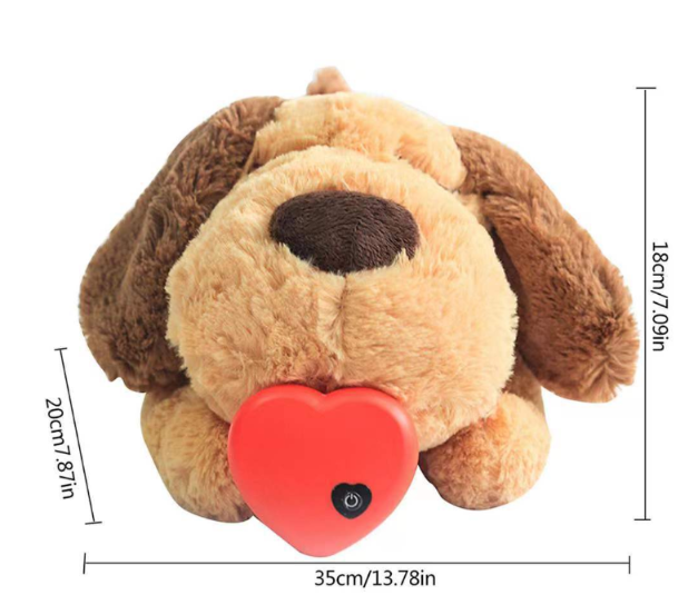 Puppy's Knuffel met Hartslag voor Rustgevende Nachten