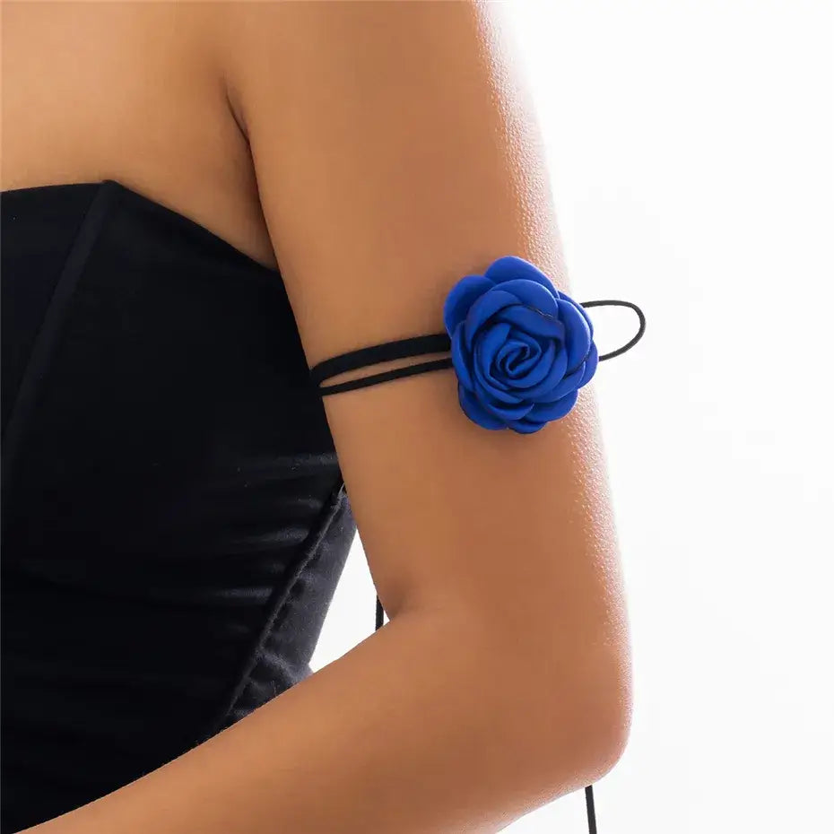 Romantische Gotische Rozen Choker