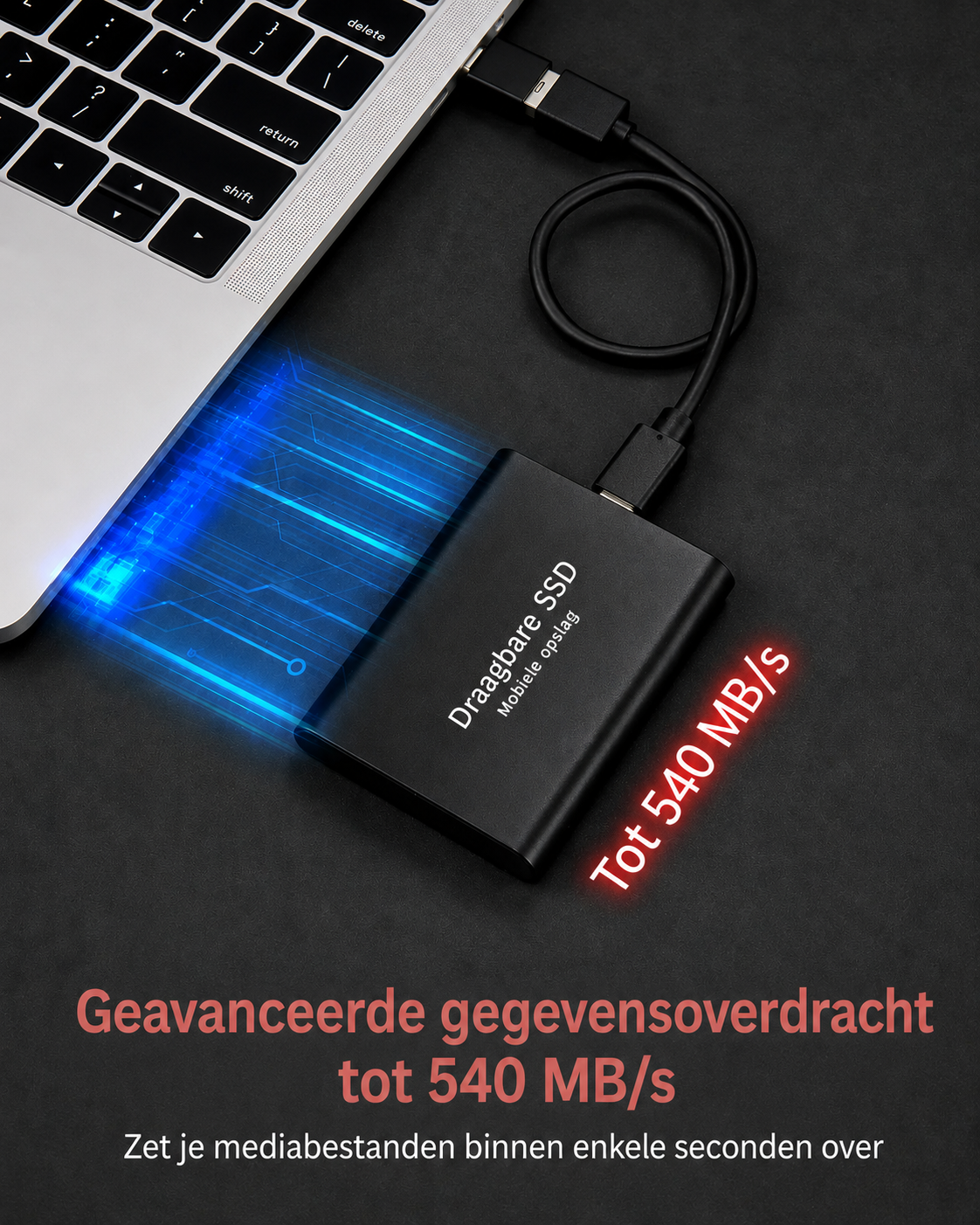 Externe SSD 128 TB Compact en Snel