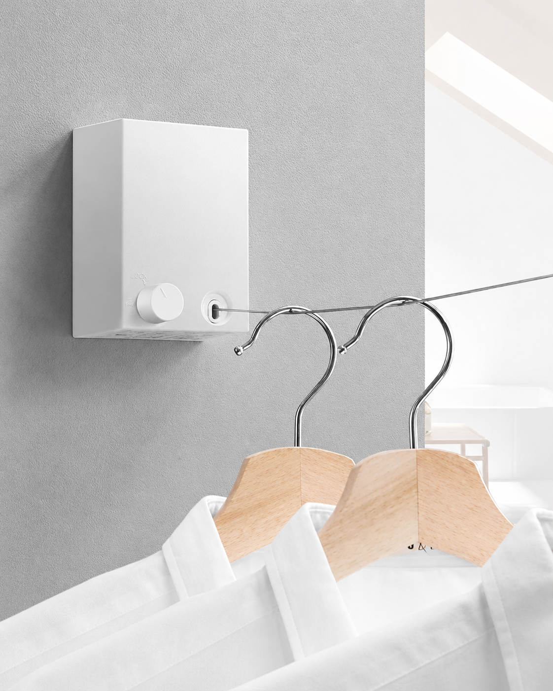 Uittrekbare Waslijn Voor Binnen En Buiten - Ruimtebesparend Design