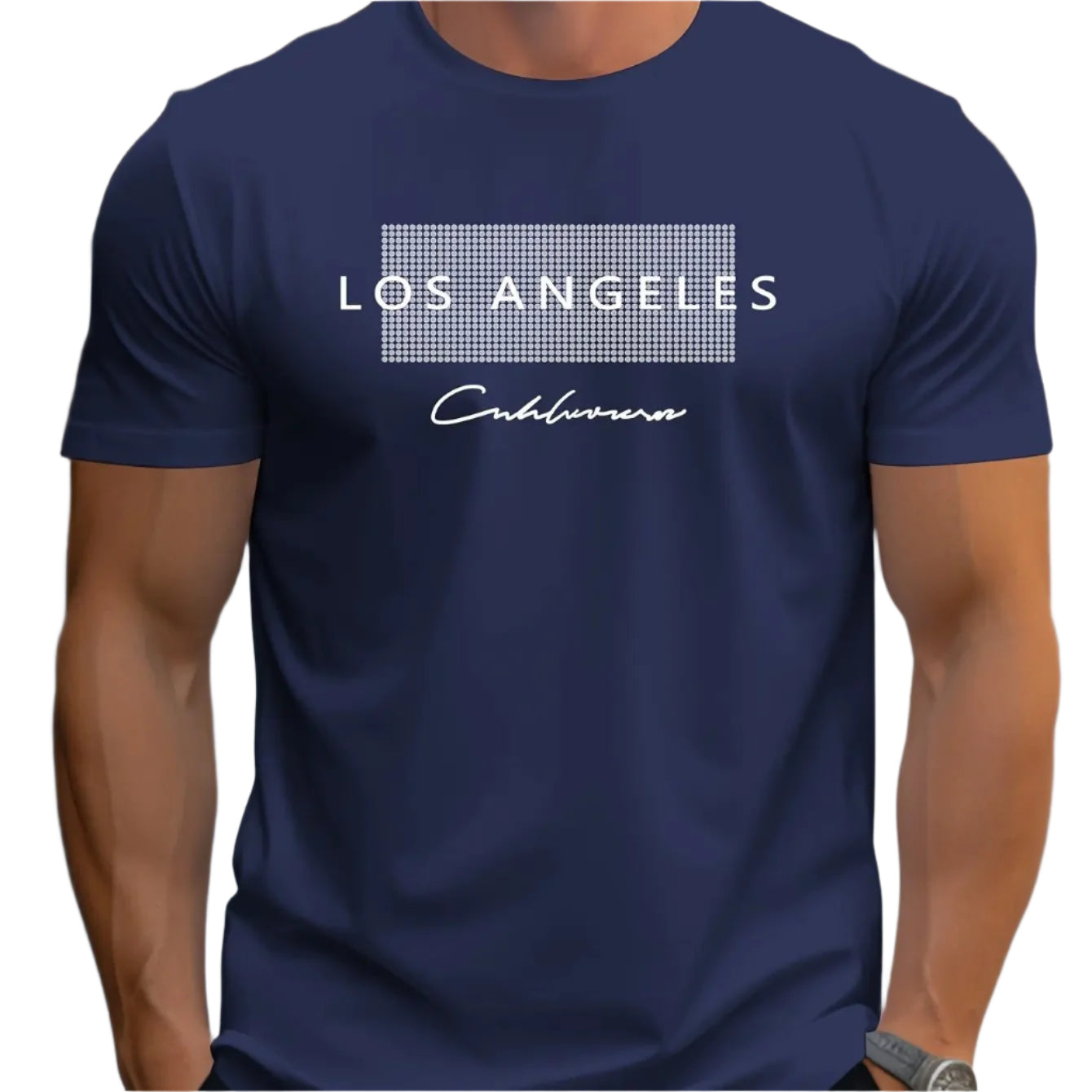Heren Los Angeles Grafisch T-shirt