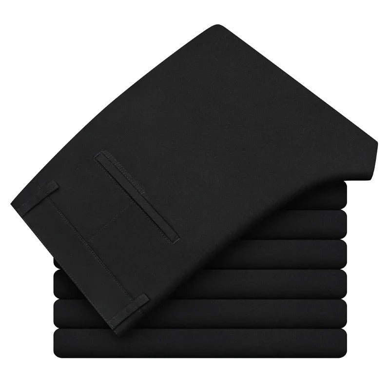 Slim fit katoenen broek voor heren