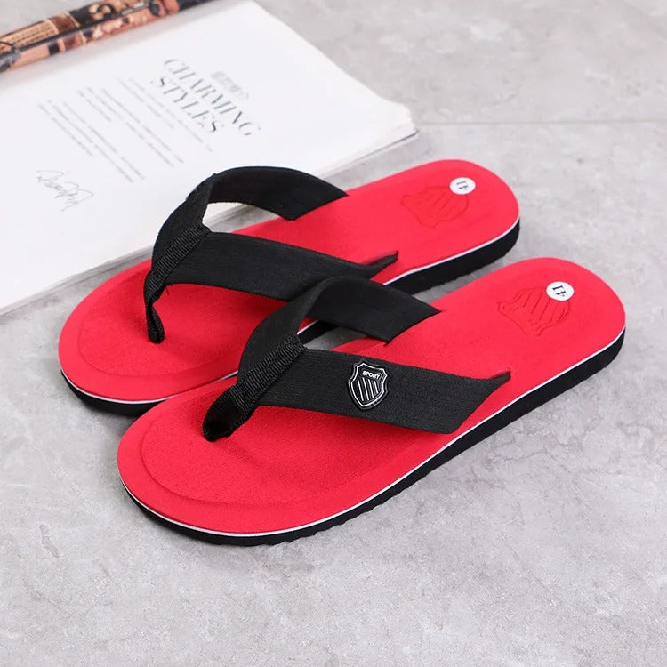 Antislip strandteenslippers voor heren
