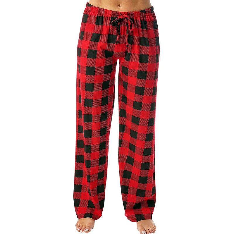Geruite pyjama voor dames