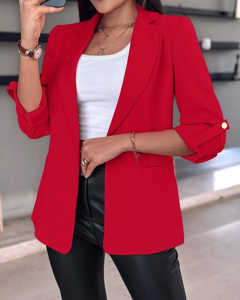 Dames Slim Cardigan Blazer
