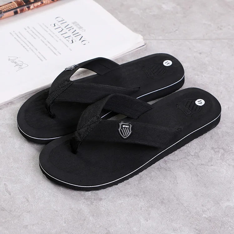 Antislip strandteenslippers voor heren
