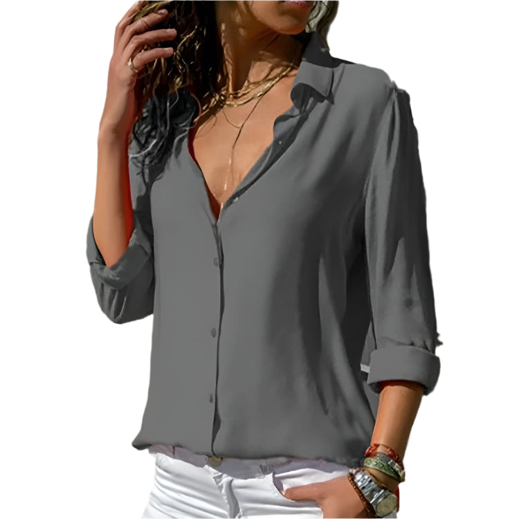 Vrouwen Casual Kapsel Los Shirt