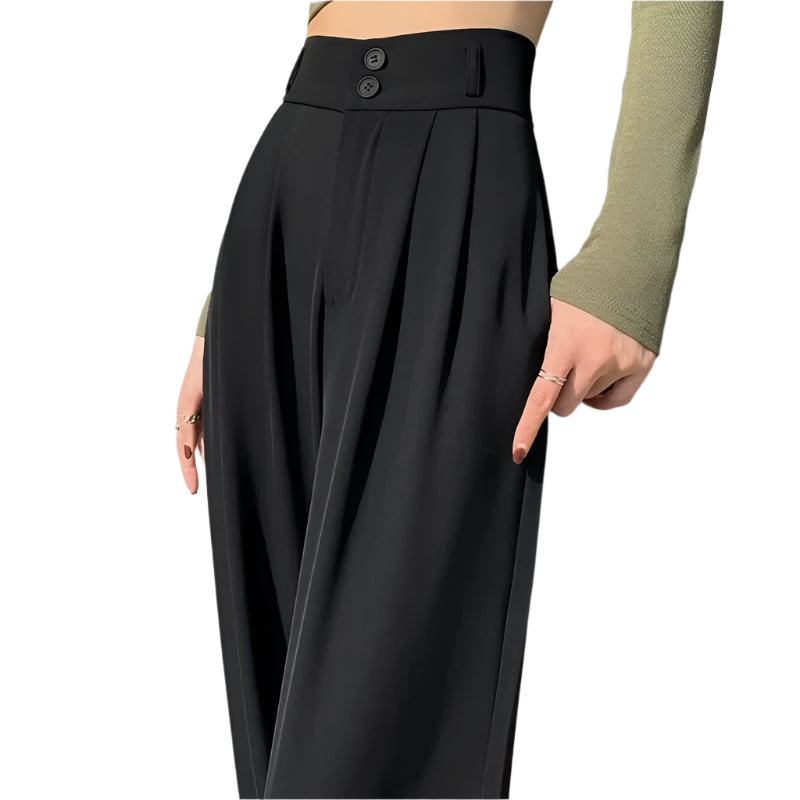 Vrouwen Koreaanse stijl hoge taille Baggy broek