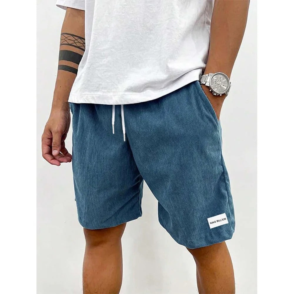 Heren corduroy casual korte broek
