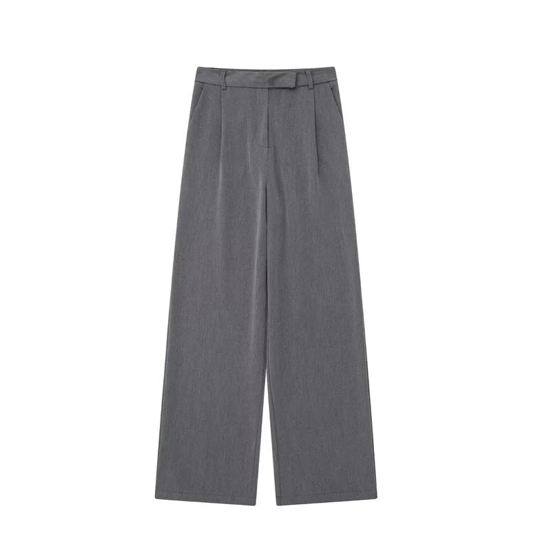 Baggy broek met hoge taille voor dames