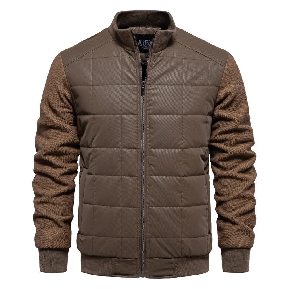 Dikke fleece gevoerde heren jas