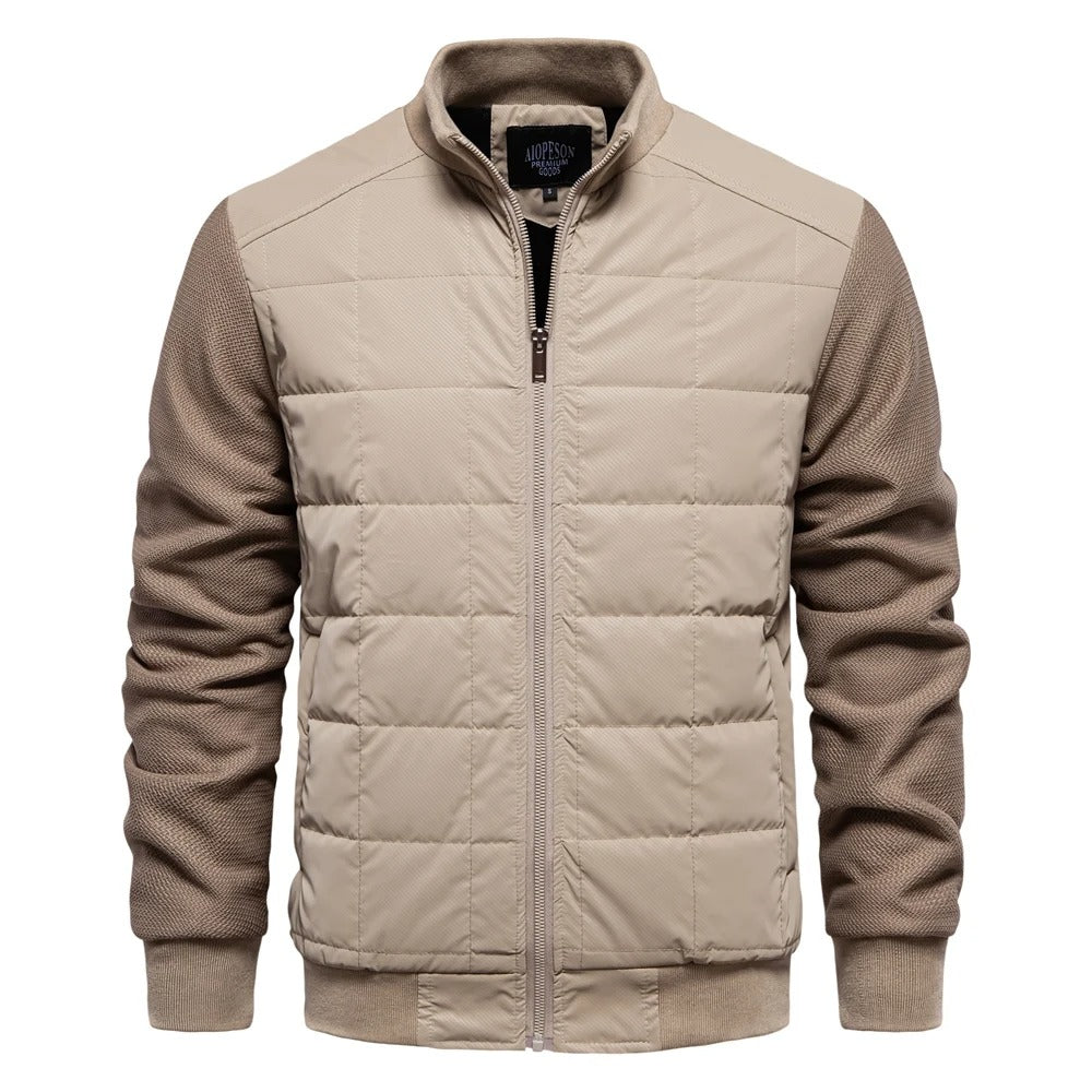 Casual herenjack met dikke fleece