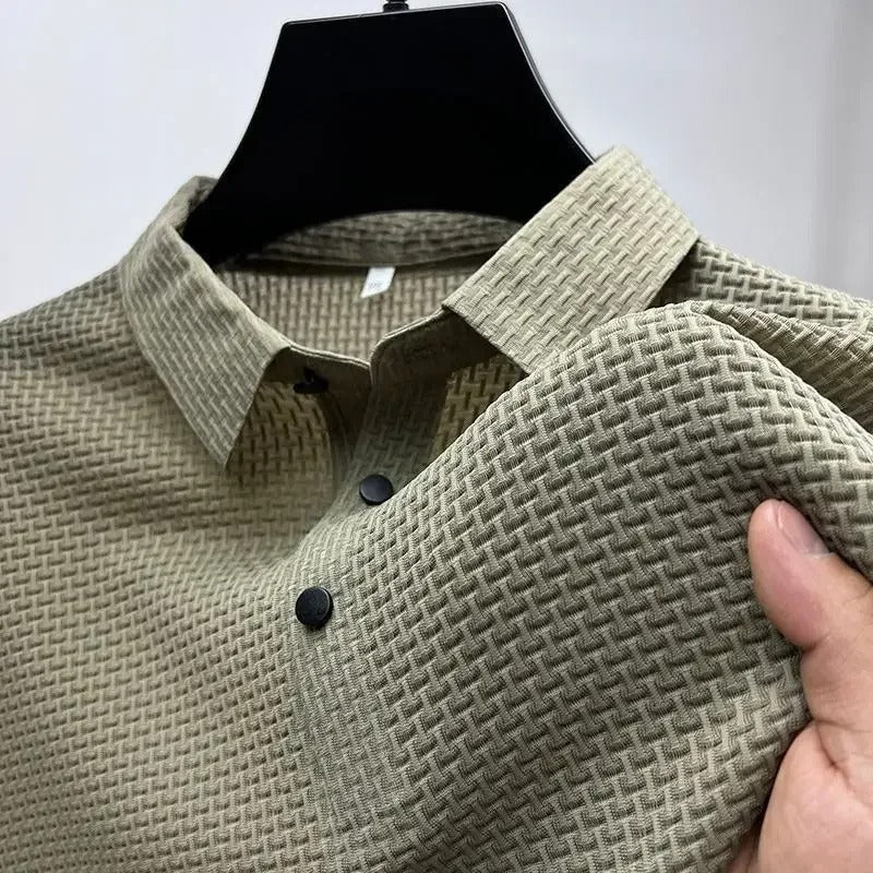 Heren Lop-Up Hollow Poloshirt